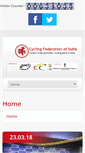 Mobile Screenshot of cyclingfederationofindia.org